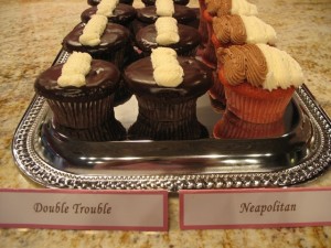 abby girl cupcakes on tray abby girl cupcakes