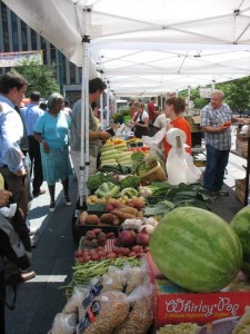 produce Strauss and Troy Market produce stands