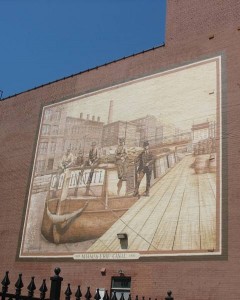 canal on wall civil war cincinnati tour