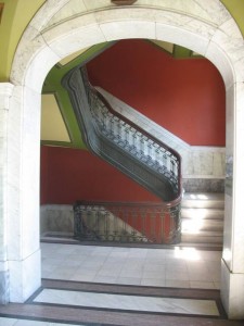 memorial hall staircase civil war cincinnati tour
