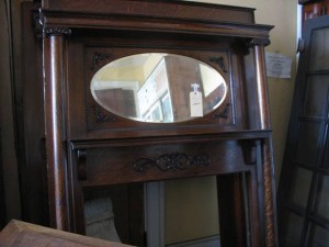 fireplace mantle wooden nickel antiques cincinnati