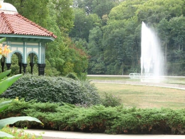 gazebo and mirror lake eden park