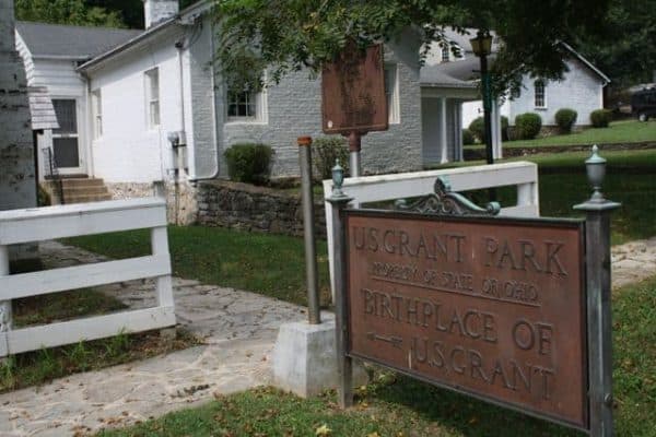 Ulysses Grant birth place Pt. Pleasant Ohio