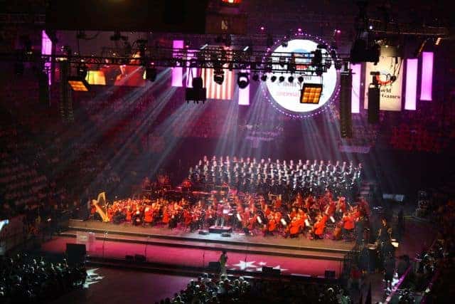 world choir games opening ceremonies - cincinnati pops