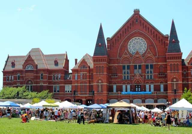 City Flea in front of Music Hall