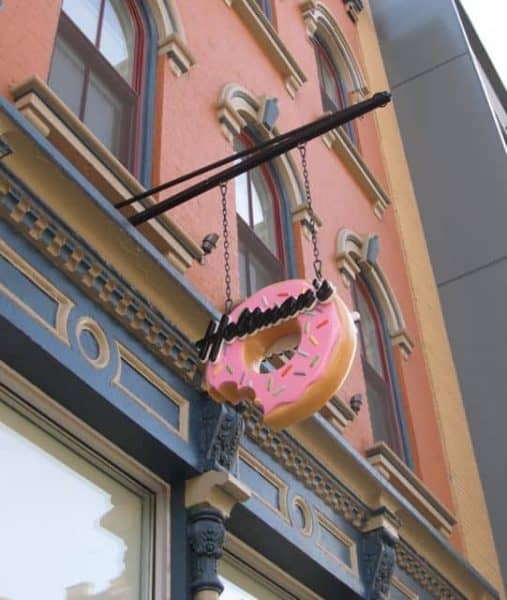 Holtmans Donuts sign in Over the Rhine