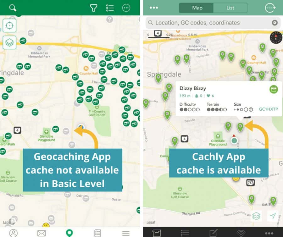 geocaching apps