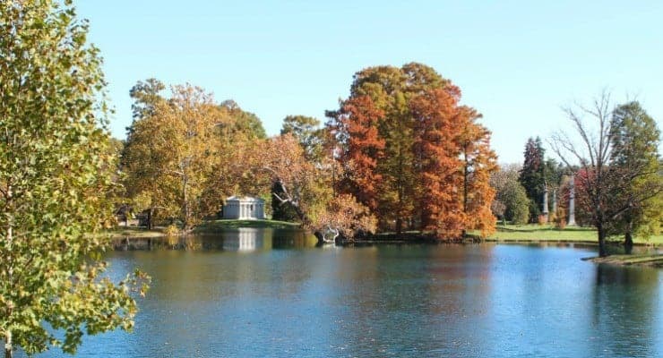 Spring Grove Cemetery in the fall