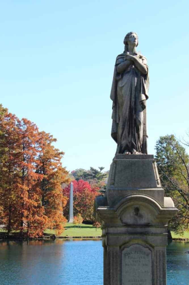 Spring Grove Cemetery in the fall