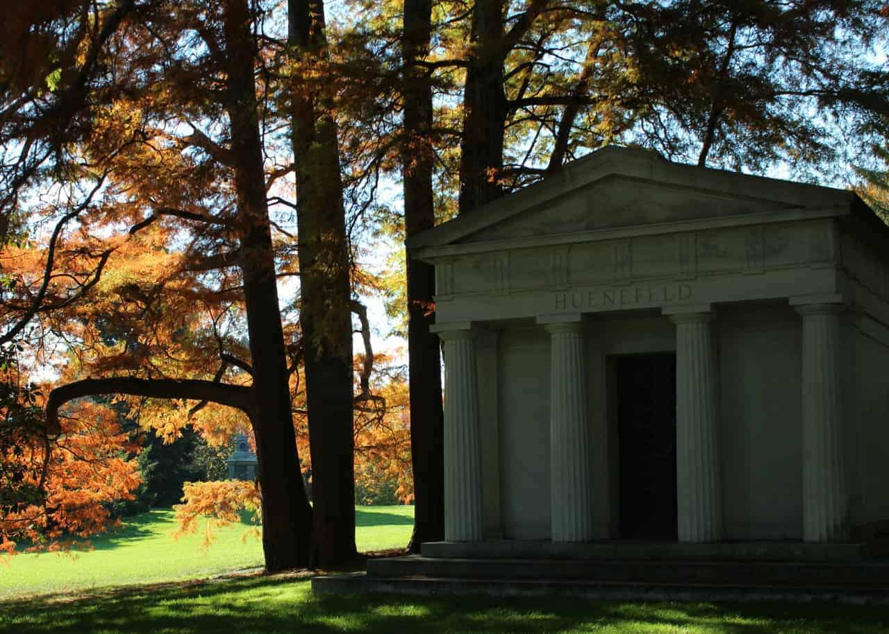 colors of fall at Spring Grove Cemetery Fall 2014