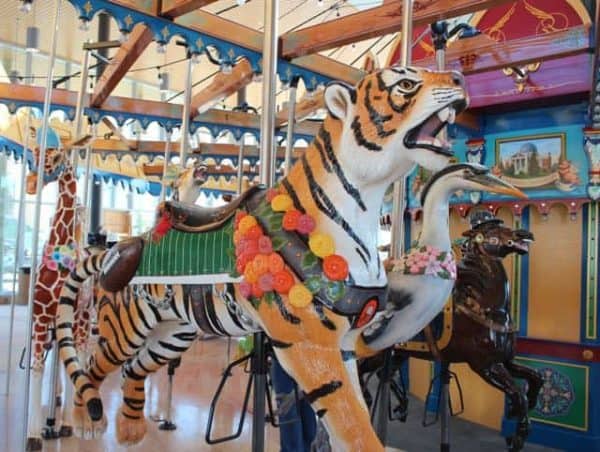 Bengals Tiger on the Carousel at Smale Riverfront Park