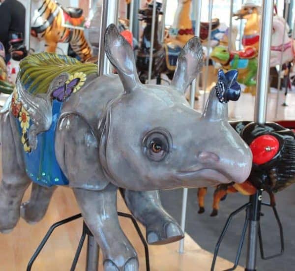 Krohn Conservatory Rhino from Carol Ann's Carousel