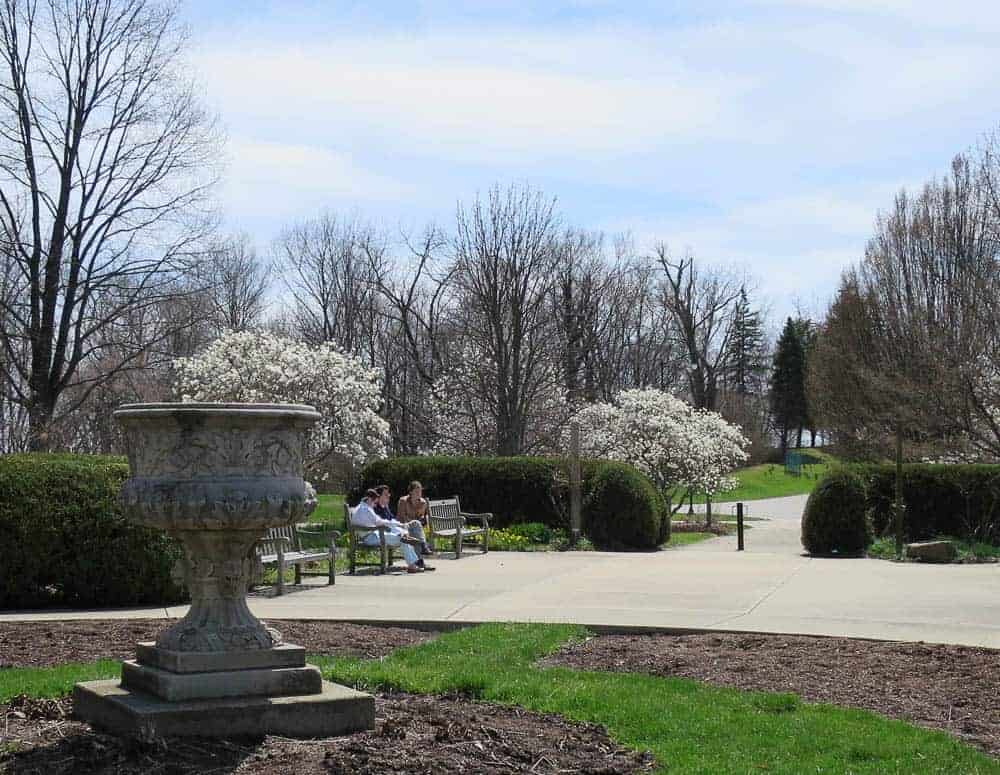 Ault Park in the spring