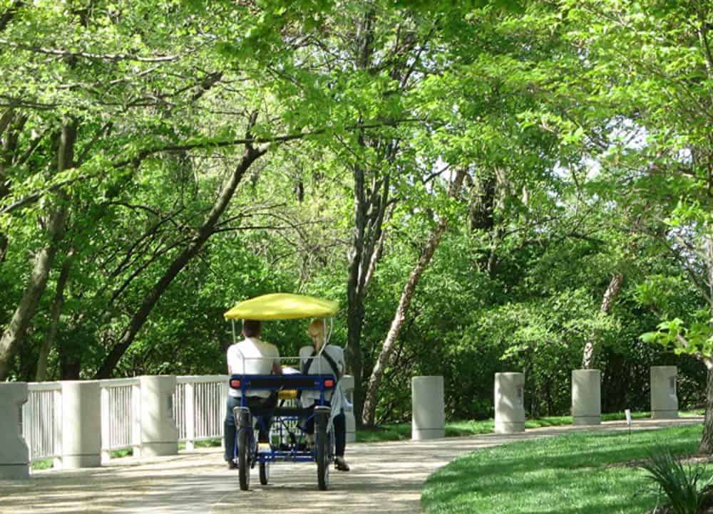 Bike at Sawyer Point in Cincinnati Ohio