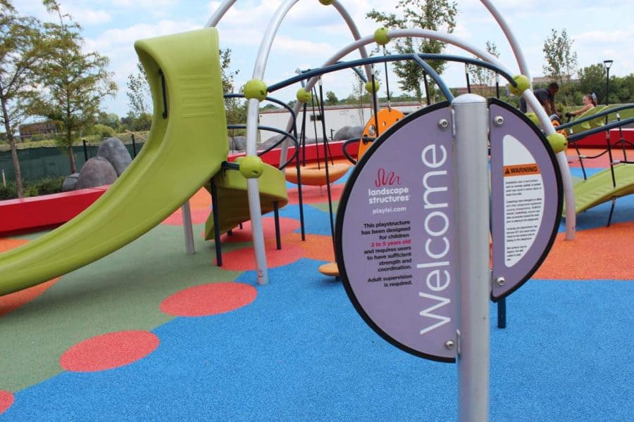 Playstructure for littles at Summit Park in Blue Ash