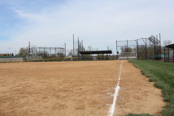 baseball fields at Bicentennial Park