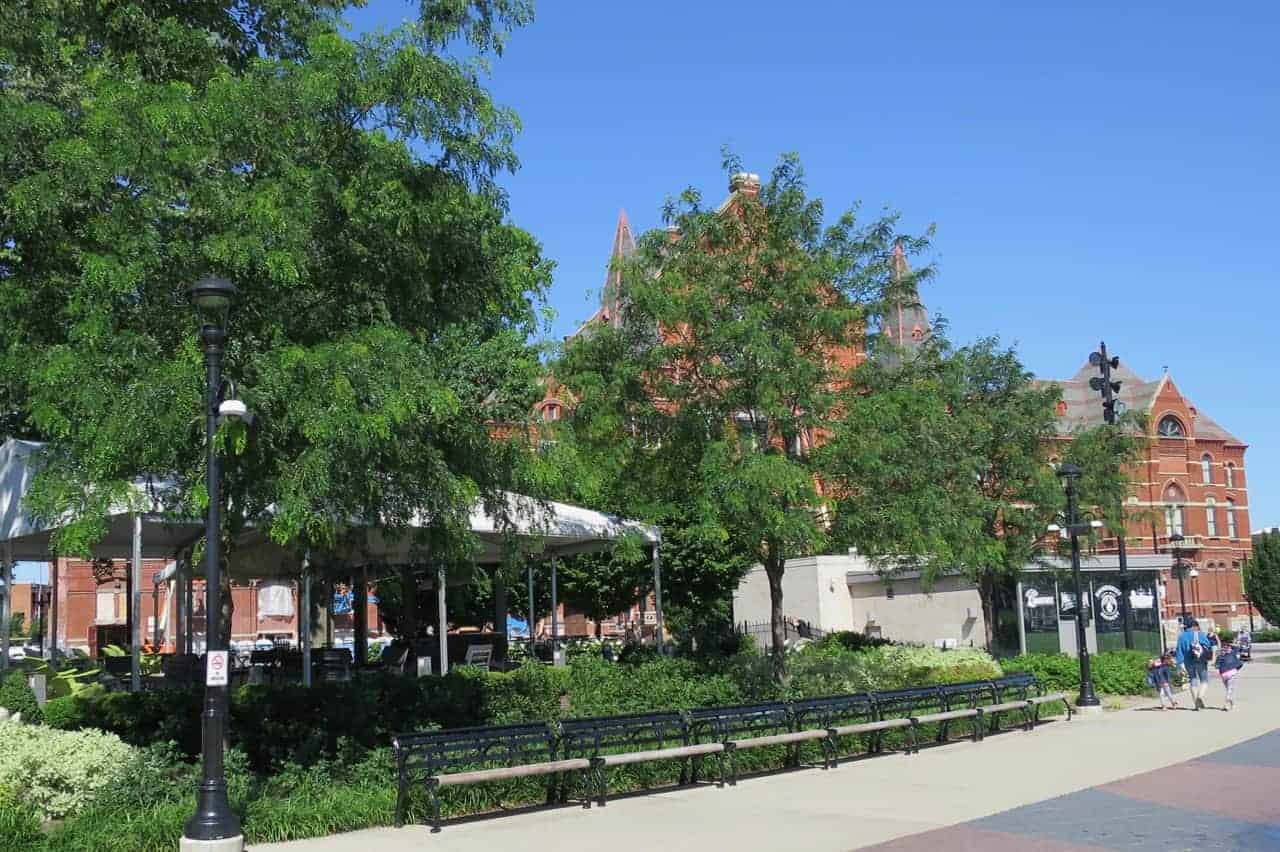 The deck at Washington Park