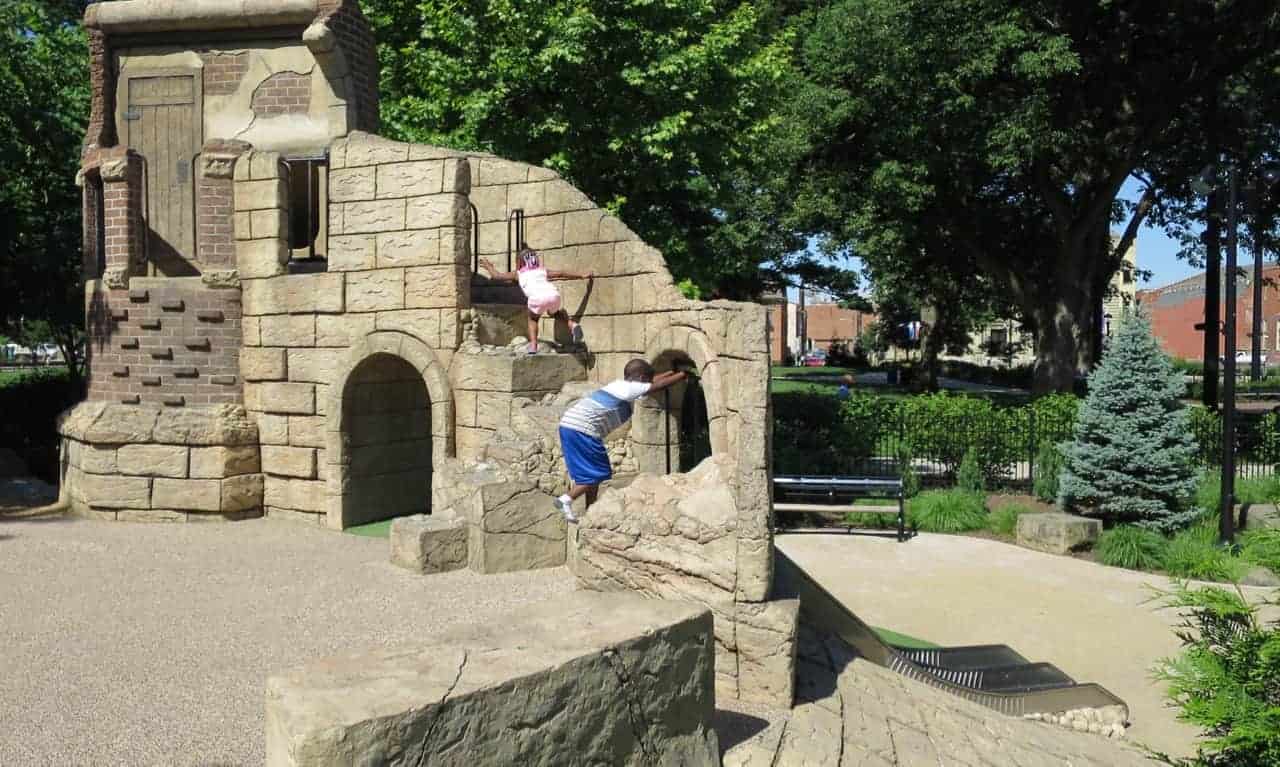 slides at Washington Park