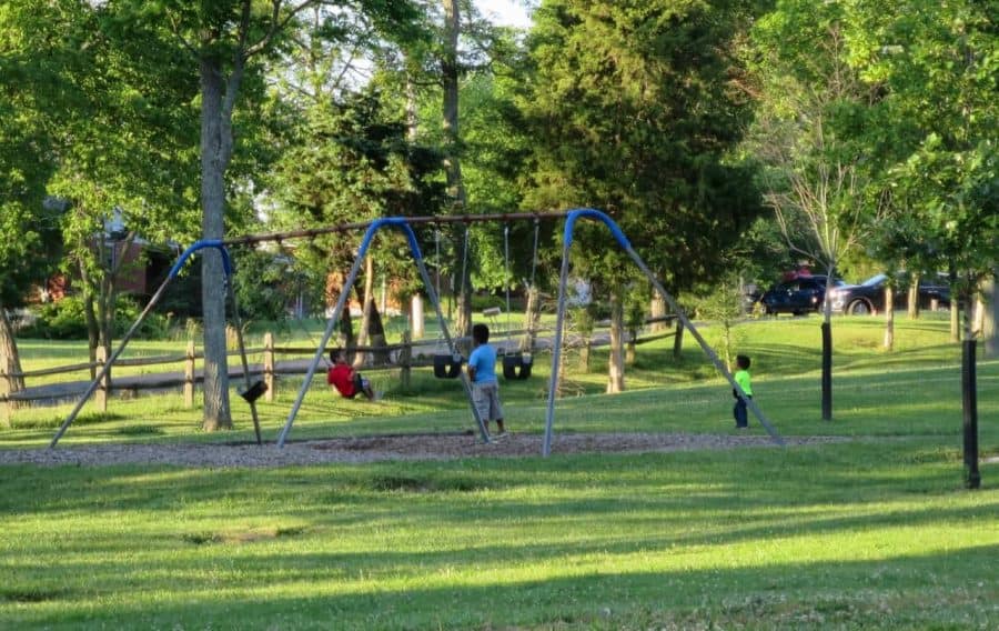 swings at Keehner Park