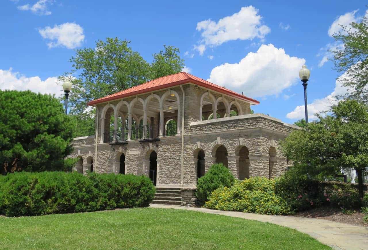 Alms Park Pavilion in Cincinnati Ohio