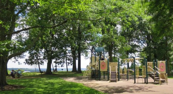Playground at Alms Park in Cincinnati Ohio