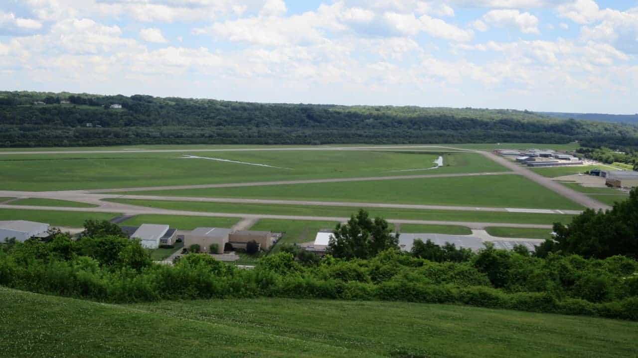 Lunken Airport from above