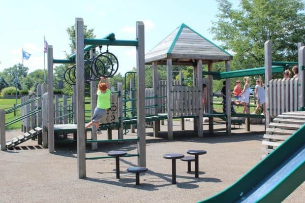 Play Structures at Beech Acres Park in Anderson Township