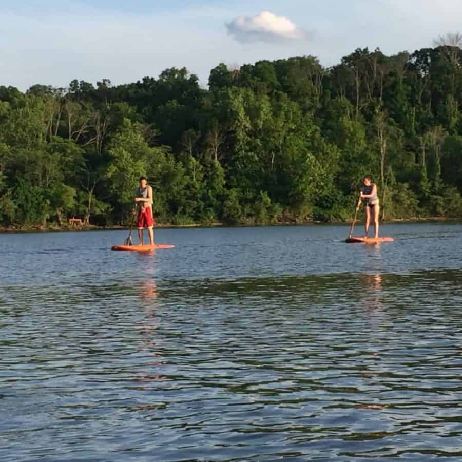 Paddle Boarding at Winton Woods