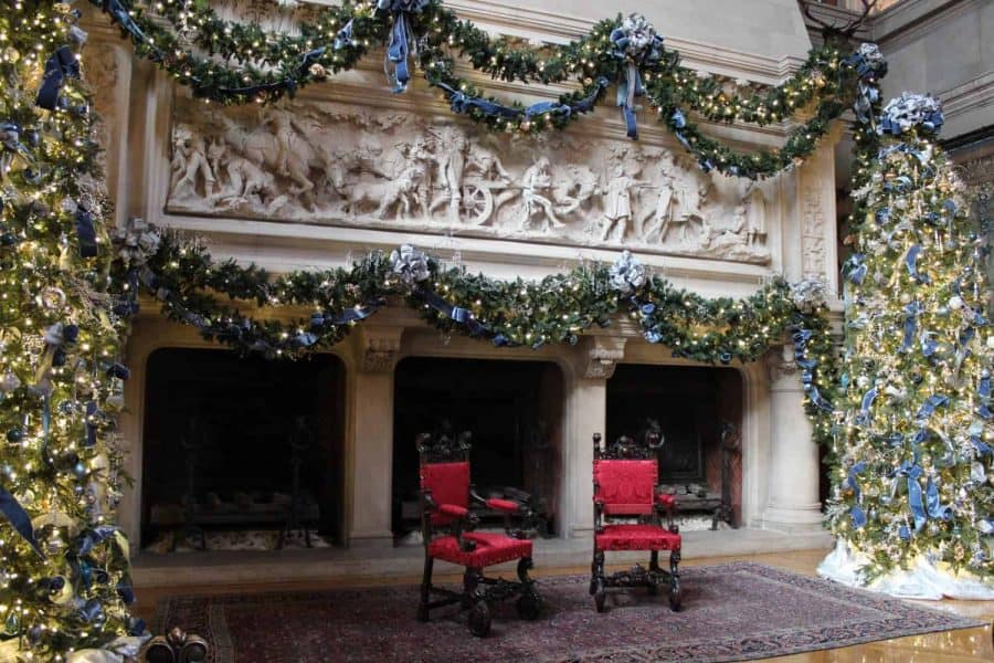 banquet hall at Biltmore House