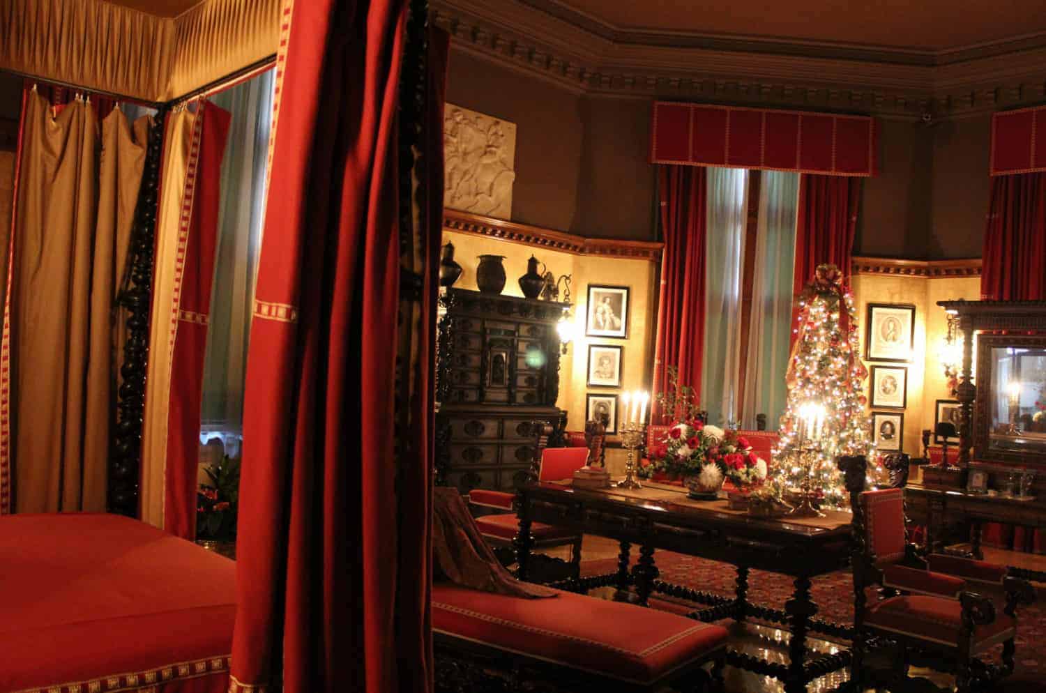 George Vanderbilt's bedroom at Biltmore Estate