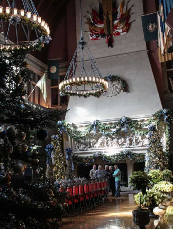 banquet hall at Biltmore Estate