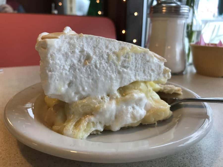 Banana Cream Pie at Hyde's in Hamilton Ohio