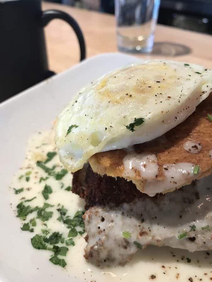 Chicken Biscuits and Gravy at Taste of Belgium OTR