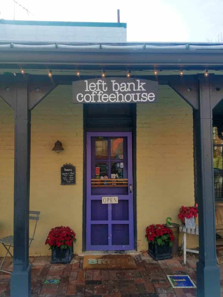 Left Bank Coffee House front door