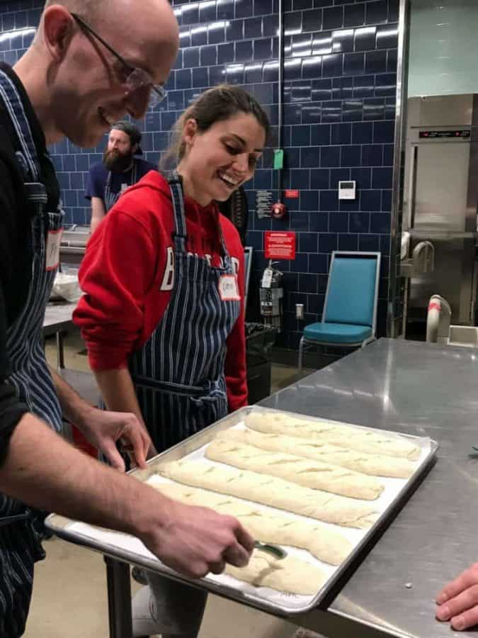 Making French Bread at Findlay Kitchen