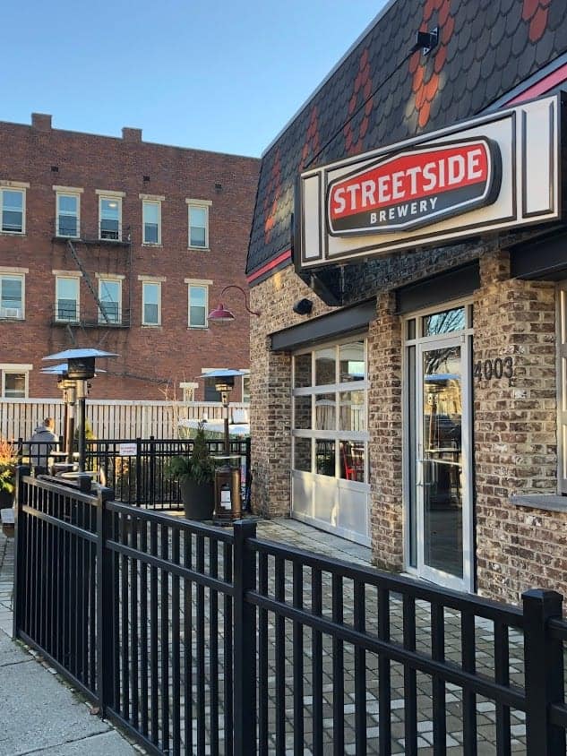 Outdoor Seating at Streetside Brewery