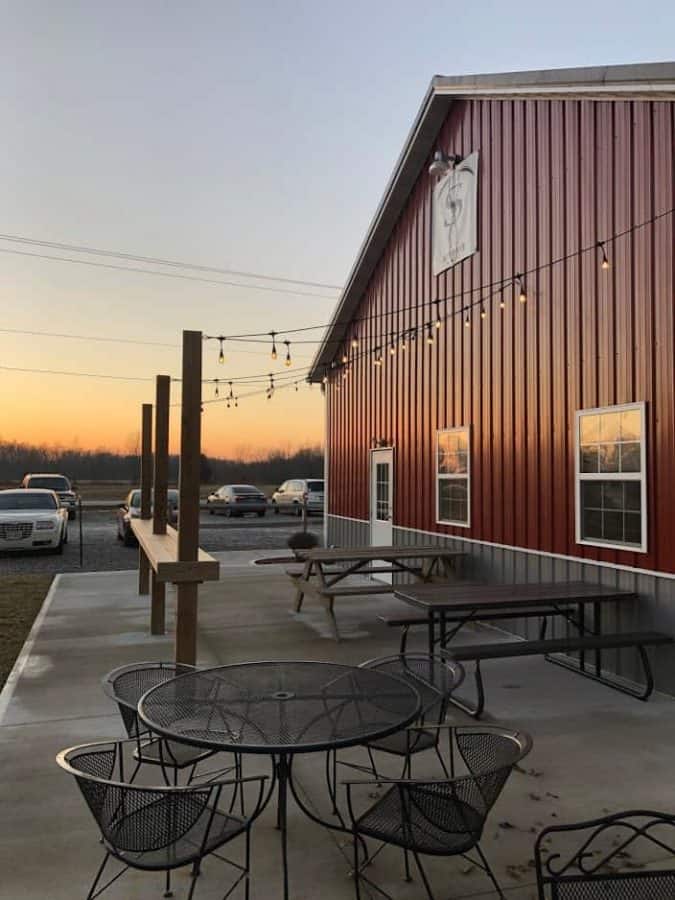 Patio at Sons of Toil Brewing