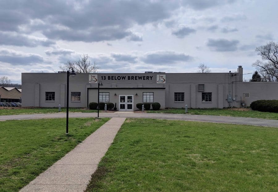 front entrance at 13Below Brewery