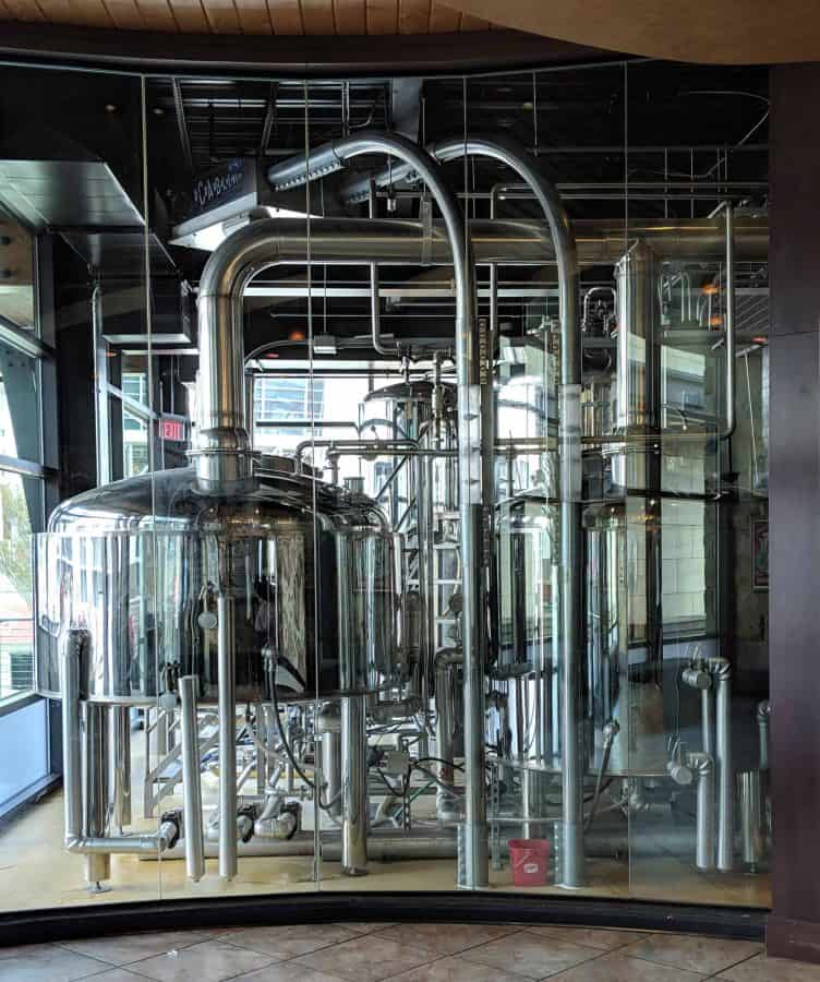 craft beer tanks at Moerlein Lager House