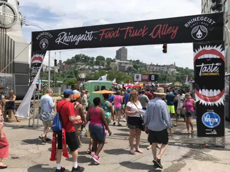 Food Truck Alley at Taste of Cincinnati