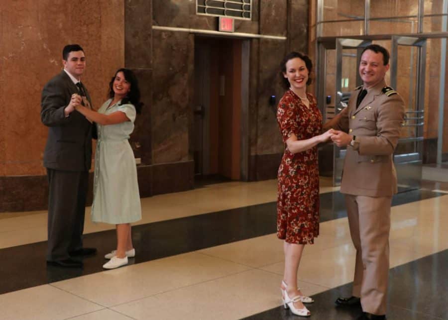 Dance contests at 1940s Day