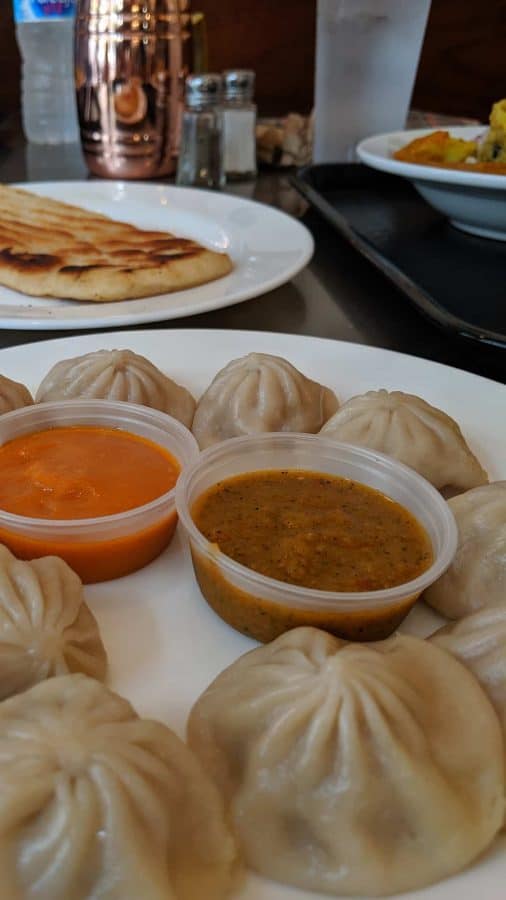 momos at Bridges Nepali Cuisine on Court Street