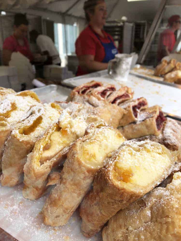 German strudels and pastries at Oktoberfest in Cincinnati