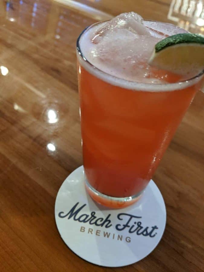 The Uncle Sam cocktail, created with March First craft spirits