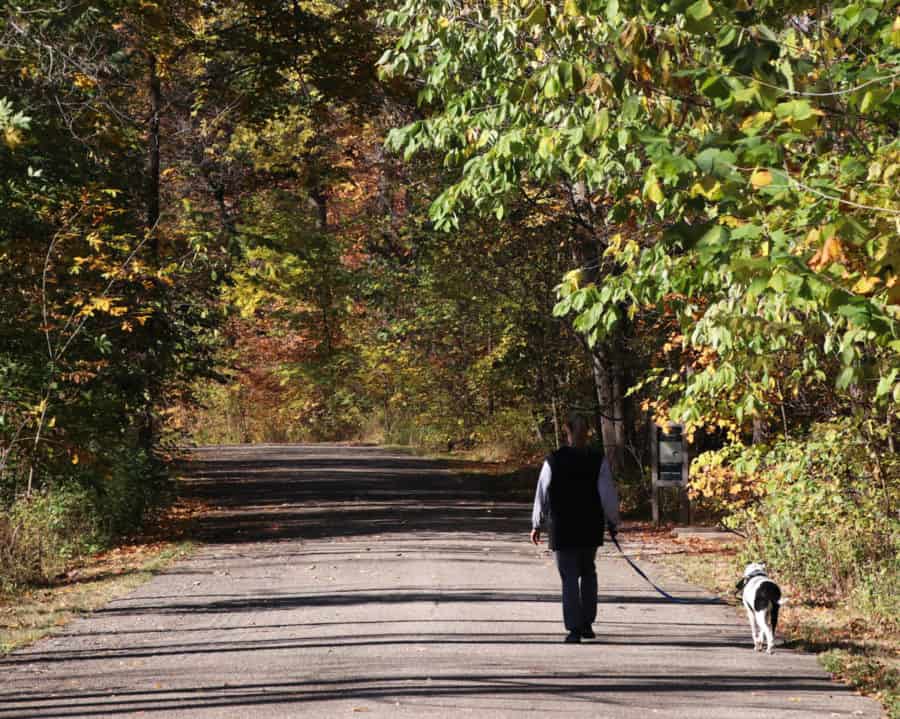 parcourse trail at Sharon Woods