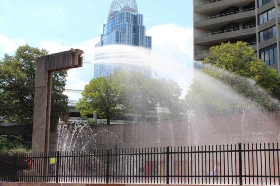 The sprayground at Armeleder Memorial Park