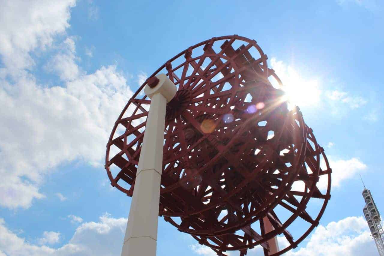 The paddlewheel at Yeatman's Cove in Cincinnati