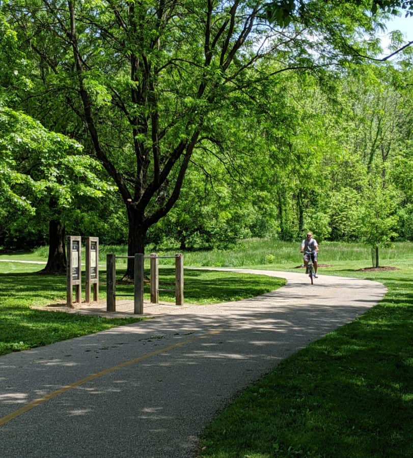 Biking at Miami Whitewater