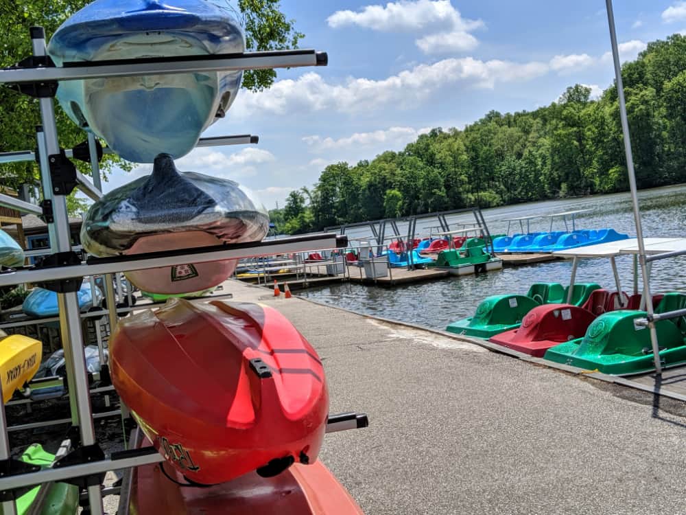 rentals at the boathouse of Miami Whitewater