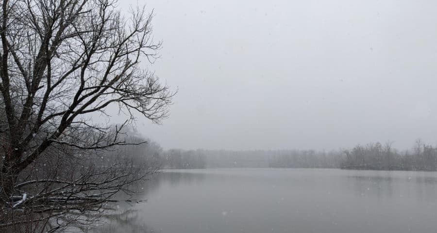 The lake at Winton Woods